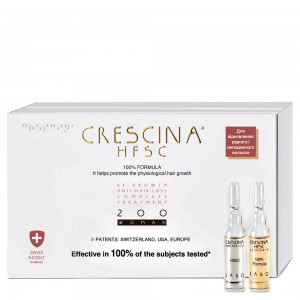 Crescina Labo Complete Treatment 200 (Re-Growth HFSC 100% 10FL + Crescina Anti-Hair Loss HSSC 10FL) Woman
